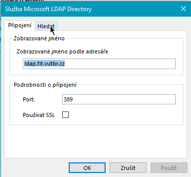 konfigurace ldap